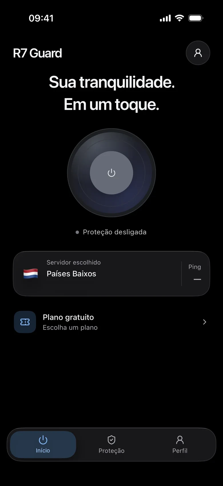 Proteção desligada.